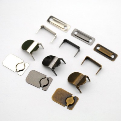 Agrafes Pour Pantalons (5 Sets) - Chaque Set : 2 Agrafes + 2 Boutons - Couleur Gun Métal Et Noir - Neuf
