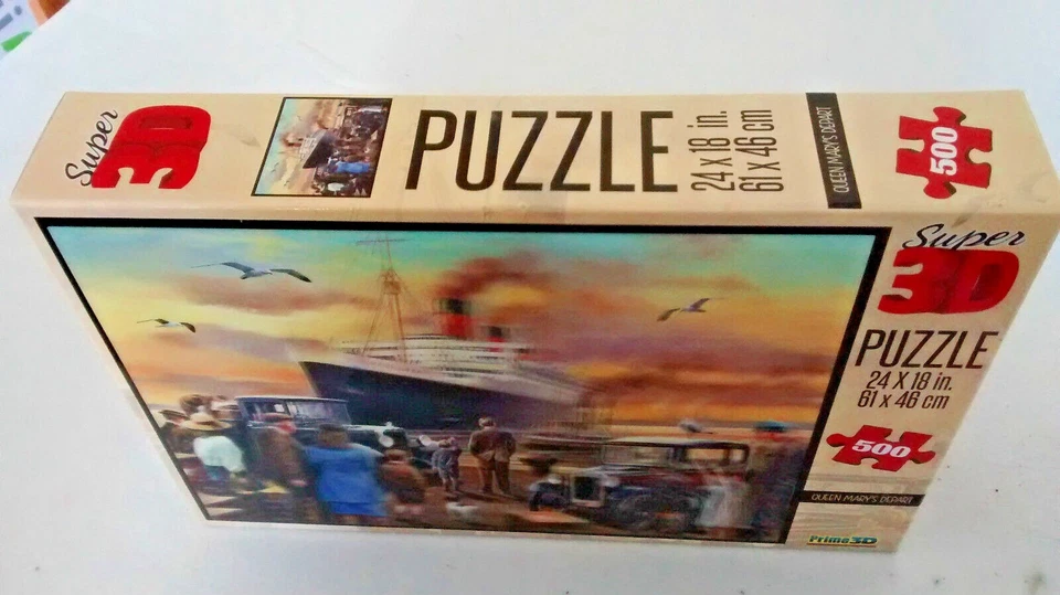 Puzzles Queen Mary's Departure Super 3D Prime - 500 piezas (R) Foto 2 de 2
