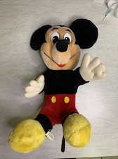 Vintage MICKEY MOUSE Plush Stuffed Toy Disneyland Walt Disney World