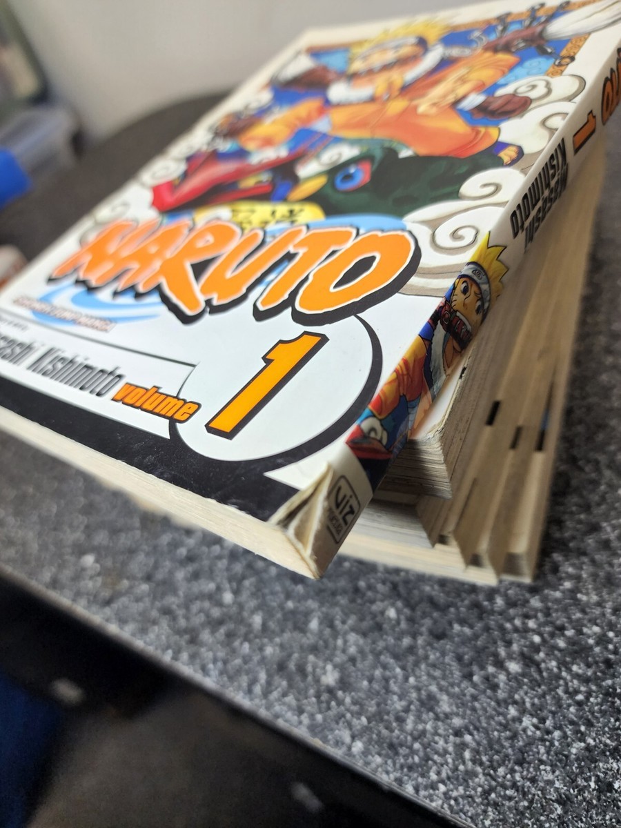 NARUTO Vol 1-6,10-13 English Manga Shonen Jump Manga Viz Masashi K