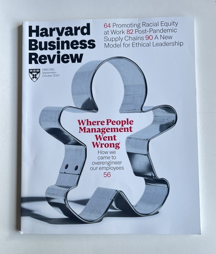 Harvard Business Review Magazine, septembre-octobre 2020, lu une fois