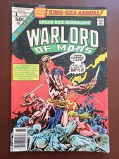 John Carter Warlord of Mars Annual #1 (Marvel Comics October 1977)
