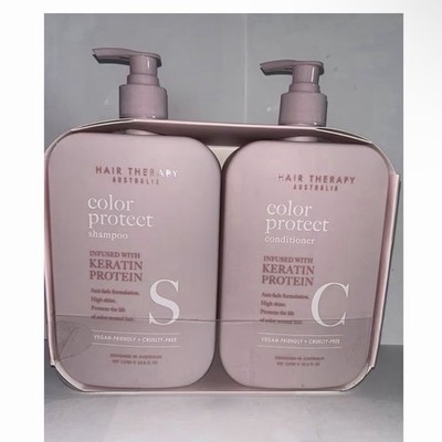 Hair Therapy Australia Color Protect Shampoo Conditioner Set Keratin Anti-Fade  