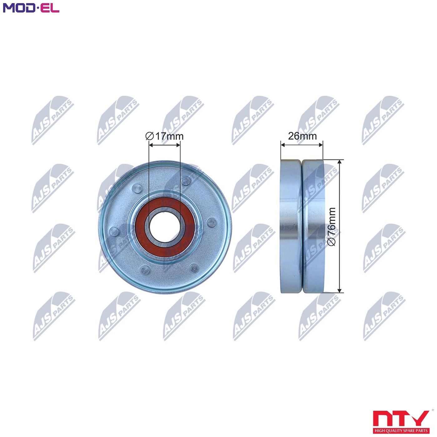 TENSIONER PULLEY VRIBBED BELT RNK-CH-036 FOR DAEWOO CHEVROLET AVEO/KALOS 1.4L - Image 6