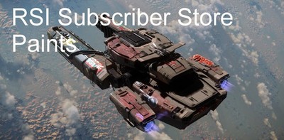 Star Citizen - RSI Subscriber Store - Paints