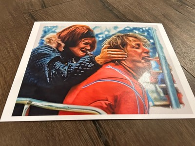 DUMB AND DUMBER Art Print Photo Harry 8  x 10  Skiing Snow Winter Tongue