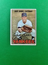 1967 Topps #375 Jake Gibbs New York Yankees High-end NM       B67#375A1