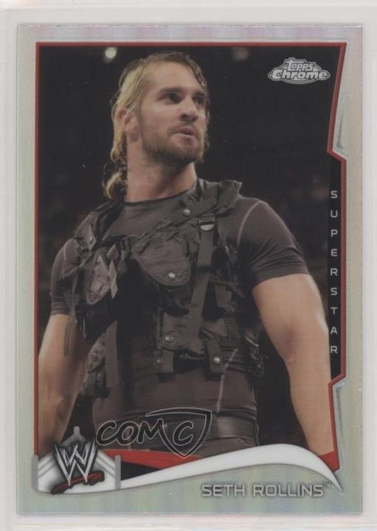 2014 Topps Chrome WWE Refractor Seth Rollins #46 ez4