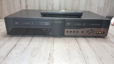 Go Video DDV3110 VHS Dual Deck Tested With Remote Tested Works
