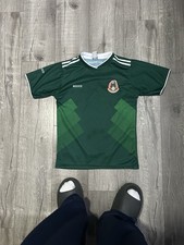 Mexico National Team Soccer Futbol Jersey Green/White/Red Men Small