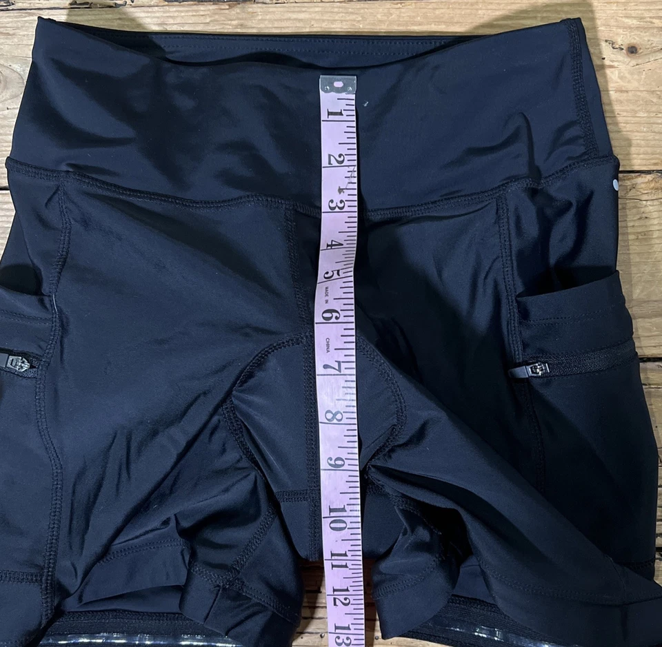 Bikewa Women’s Size M Black Padded Athletic Bike Shorts - Image 4 of 4