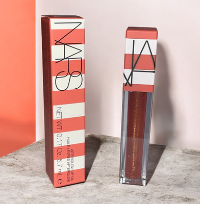 NARS  Hot Escape Afterglow Lip Oil, 777 Orgasm, NIB