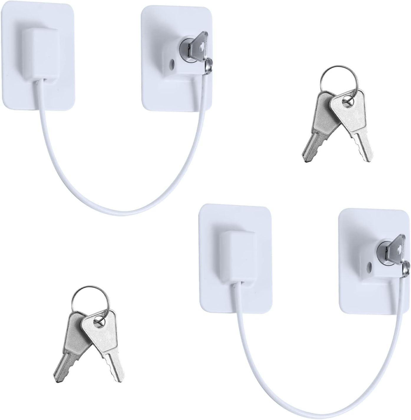 2 Pcs Window Locks, Punch-Free Window Restrictor Window Locks Child Safety for U