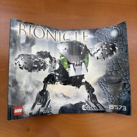LEGO BIONICLE BOHROK - NUHVOK KAL - 8573 - COMPLETE MANUAL + BOX