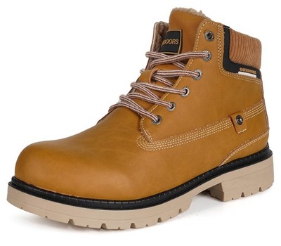 Winter boots men's winter shoes women's warm lined ankle boots water di...
