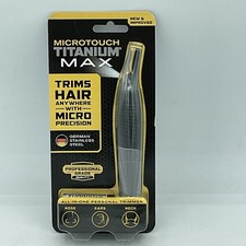 MicroTouch Titanium Max Lighted Personal Precision Trimmer - Brand New
