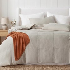 Muslin Duvet Cover King Size, Cloud-Gauze Cotton Duvet Cover Set, Breathable 