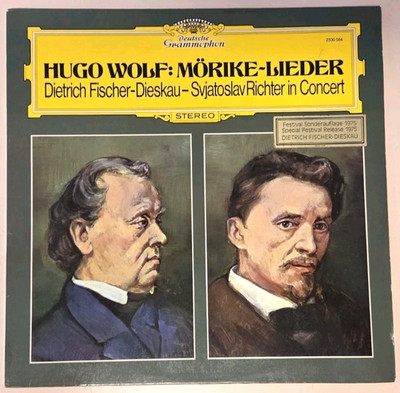 Fischer-Dieskau Richter - Hugo Wolf Eduard Mörike (1975 Viny LP Import 2530 584)