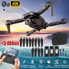 Faltbar Drohne Mit 4K-HD Kamera WiFi FPV Quadcopter Flugzeit 45Min Drone NEU