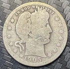 1905 Barber Quarter