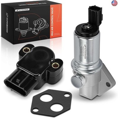A-Premium Idle Air Control Valve IAC + Throttle Position Sensor TPS Compatible