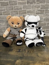 Disney Build-A-Bear Workshop STAR WARS REY & Stormtrooper Plush