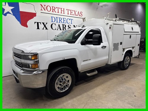 2017 Chevrolet Silverado 3500 Knapheide Enclosed Service Bed Generator Camera