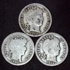 (( LOT OF 3 )) 1902-S / 1914-D / 1914-D Barber Dimes Lot     ** COINS ** 0526-01