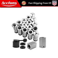 Fractional 1/8 - 1" Precision Collet Set 5 Pcs Collet Block Set 15 5C