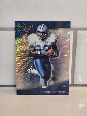 1999 Score Supplemental Barry Sanders 2000 Quantum Leaf #QLP-1 HOF Detroit Lions