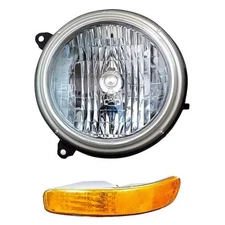 For Jeep Liberty 03-04 2-Piece Kit (Driver Side Headlight, Driver Side Turn