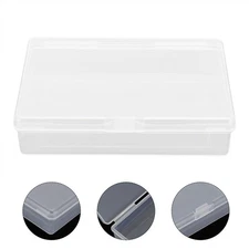 18 Pcs Transparent Playing Card Box Clear Storage Container Case Game Holder