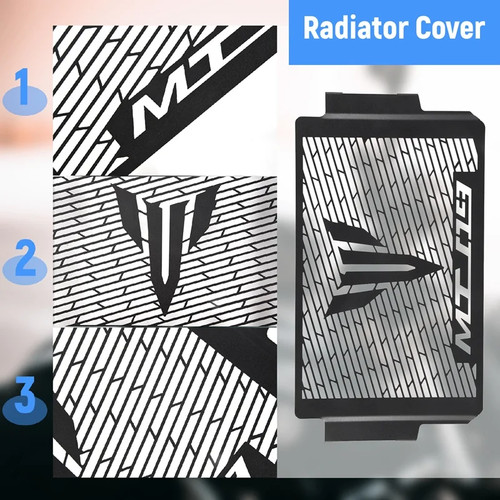 Radiator Guard Engine Cooler Grille Protection For YAMAHA MT09 MT-09 2021 2022 - Picture 11 of 12