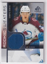 2021-22 SP Game Used Rookie Sweaters Sampo Ranta Jersey 1 color 116/249 Colorado