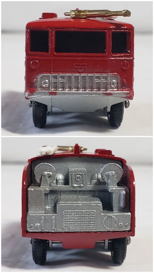 Matchbox Lesney 63b Fire Fighter Crash Tender Original E Box Missing Ladder - Image 4 of 4