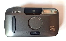 Canon Prima Mini II AiAF 35mm Film Camera – Tested, Working – Compact & Rare