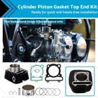 Cylinder Piston Gasket Top End Kit Suitable For Yamaha Big Bear 350 2x4 4x4