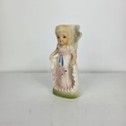 Vintage Kitschy Ceramic Girl Lamp Base — photo 6