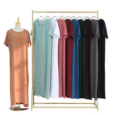 Islamic Women Long Dress Maxi Dubai Kaftan Abaya Evening Gown Ramadan robe Arab