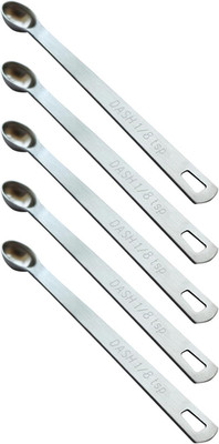 5PCS 1/8 Teaspoon(1/8Tsp, 0.625 Ml, Dash) Single Tiny Measuring Spoon, Small Ind