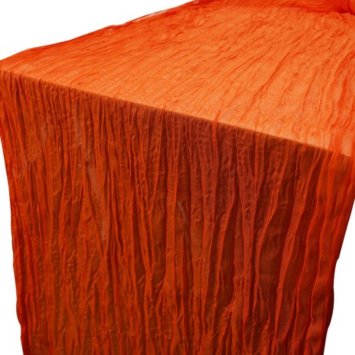 Rustic Style Dining Table Runner Soft Polyester Hand Dyed 90cm x 400cm - Foto 7 di 40
