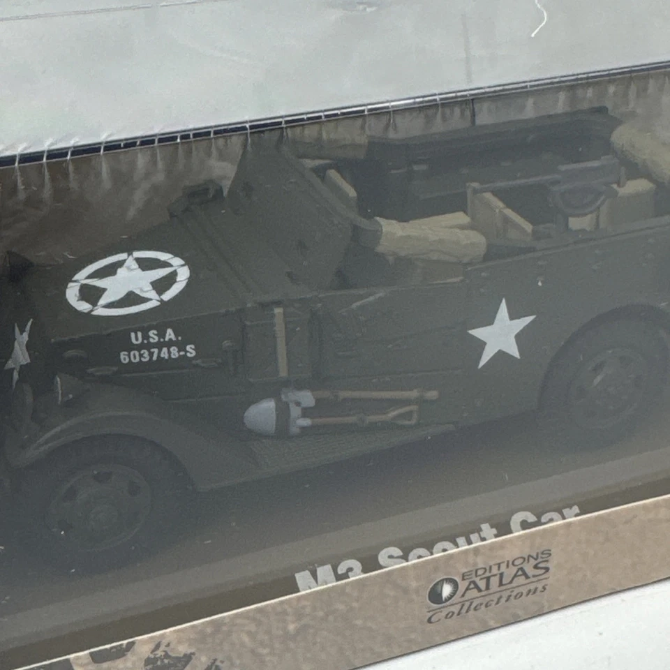 Atlas Collection American M3 Scout Car boxed and case - Image 2 of 4