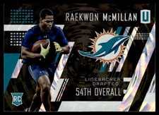 2017 Panini Unparalleled Raekwon McMillan Rookie Miami Dolphins #249
