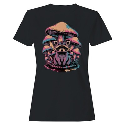 Psychedelic Raccoon Women's T-shirt