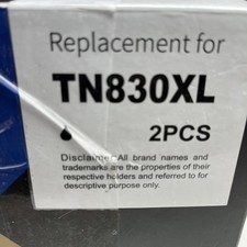 2PK TN830XL Toner Compatible for Brother TN830 XL DCP-L2640DW HL-L2465 MFC-L2820