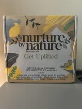 Nurture by Nature RELAX & UPLIFT Botanical Spa Gift Basket. Plus free bonus gift