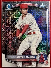 2025 Bowman Chrome George Klassen 1st BCP-63 Mojo Refractor Angels