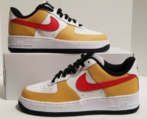 khaki and black air force ones