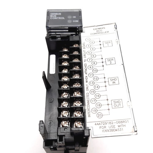 GE Fanuc IC693BEM331K Series 90-30 PLC Genius I/O Serial Bus Controller Module - Picture 4 of 5