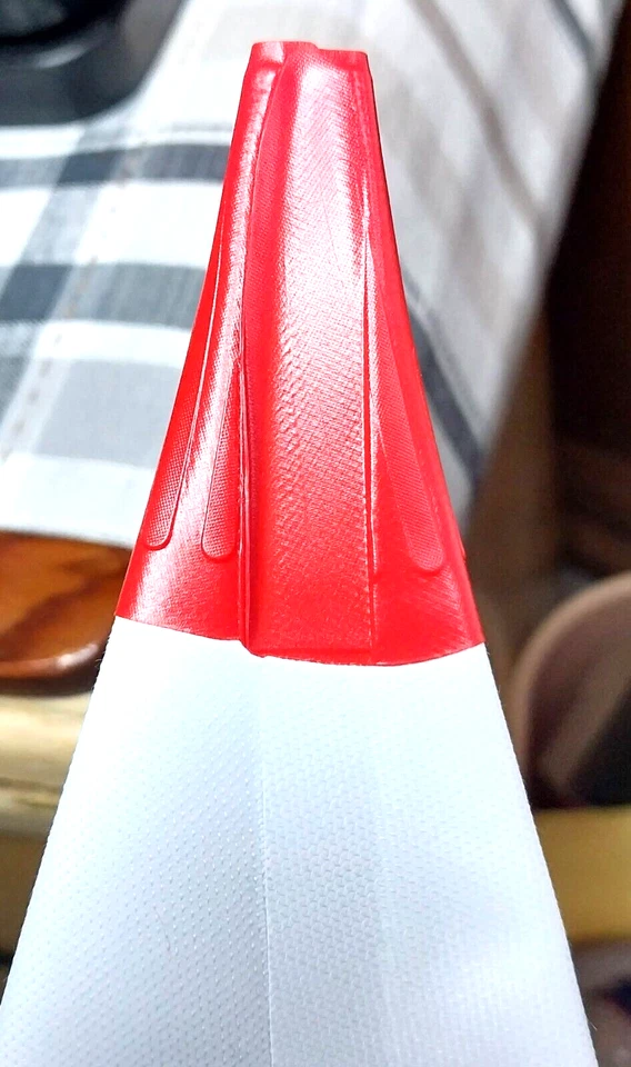 Food Service+ Home Reusable Plastic Coated Canvas Reinforced Tips 24" Pastry Bag - Image 2 of 4